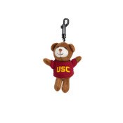 USC Trojans Brown Arch Bear Keychain Plush